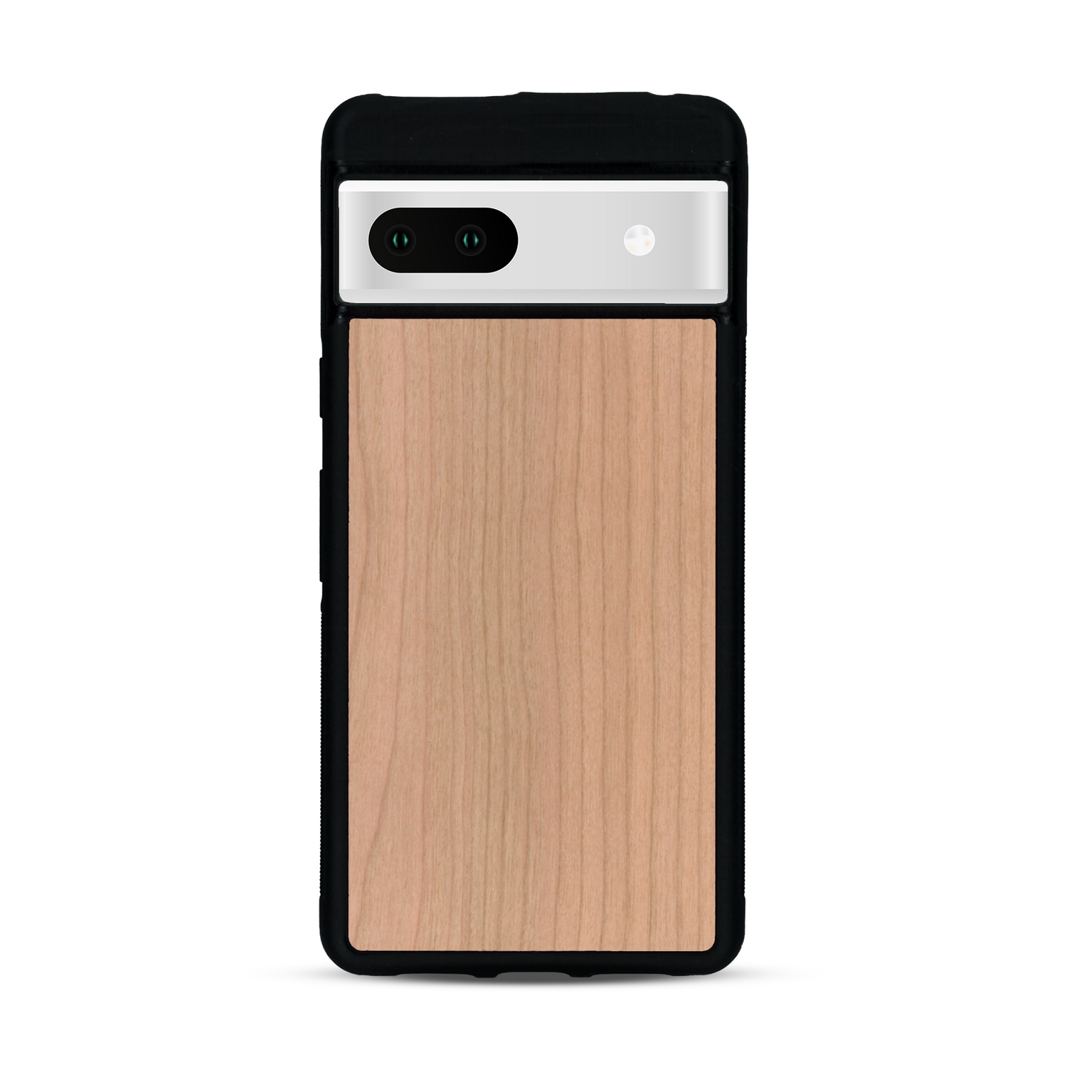 Coque de protection en bois véritable fabriquée en France pour  sans gravure avec un design minimaliste et moderne