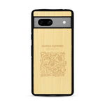 Coque de protection en bois véritable fabriquée en France pour  sur le thème de la plage, de l'été et vanlife.