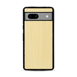 Coque de protection en bois véritable fabriquée en France pour  sans gravure avec un design minimaliste et moderne