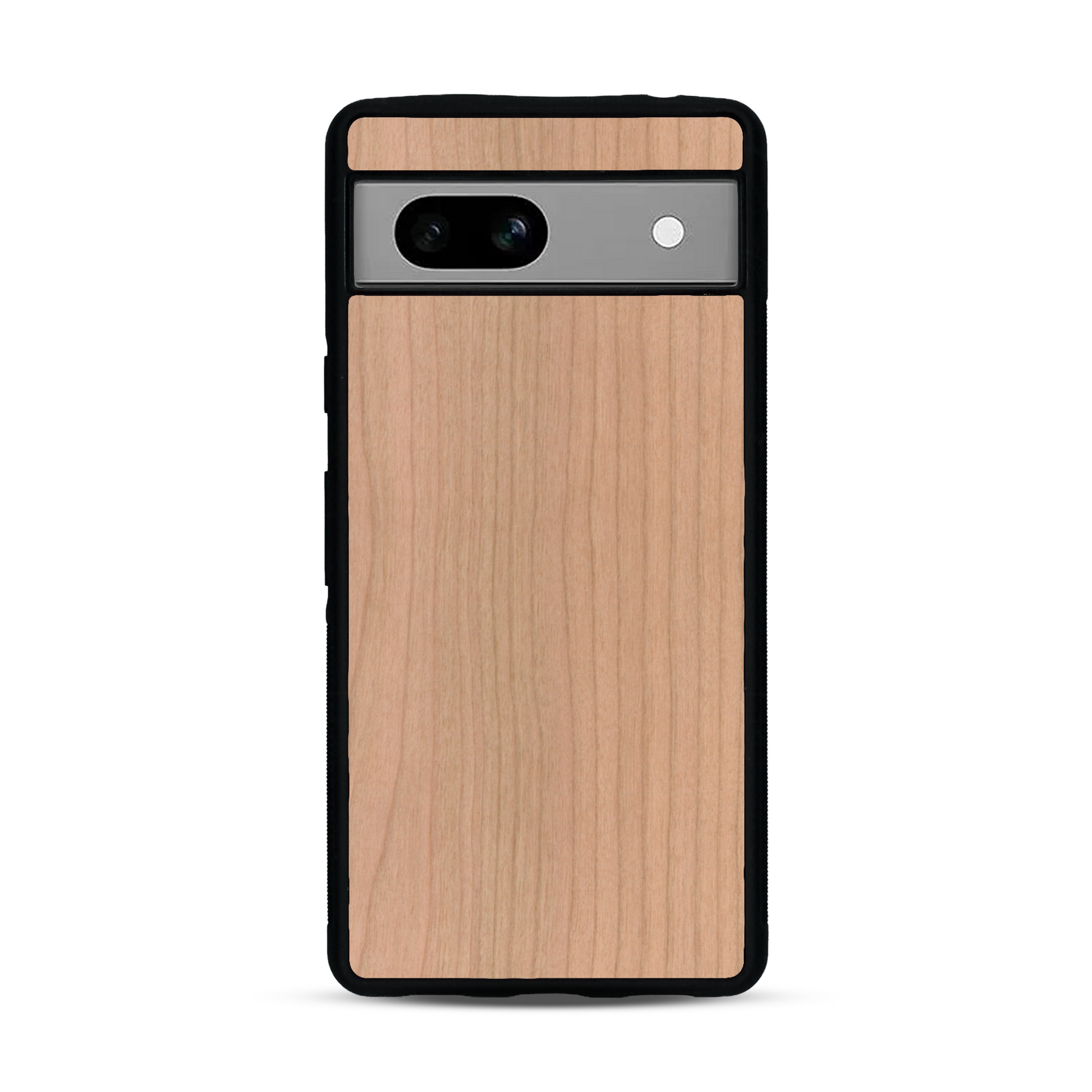 Coque de protection en bois véritable fabriquée en France pour  sans gravure avec un design minimaliste et moderne