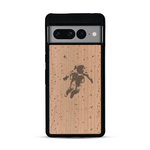 Coque de protection en bois véritable fabriquée en France pour  sur le thème des astronautes