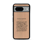 Coque de protection en bois véritable fabriquée en France pour  sur le thème de la plage, de l'été et vanlife.
