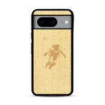 Coque de protection en bois véritable fabriquée en France pour  sur le thème des astronautes