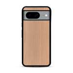 Coque de protection en bois véritable fabriquée en France pour  sans gravure avec un design minimaliste et moderne