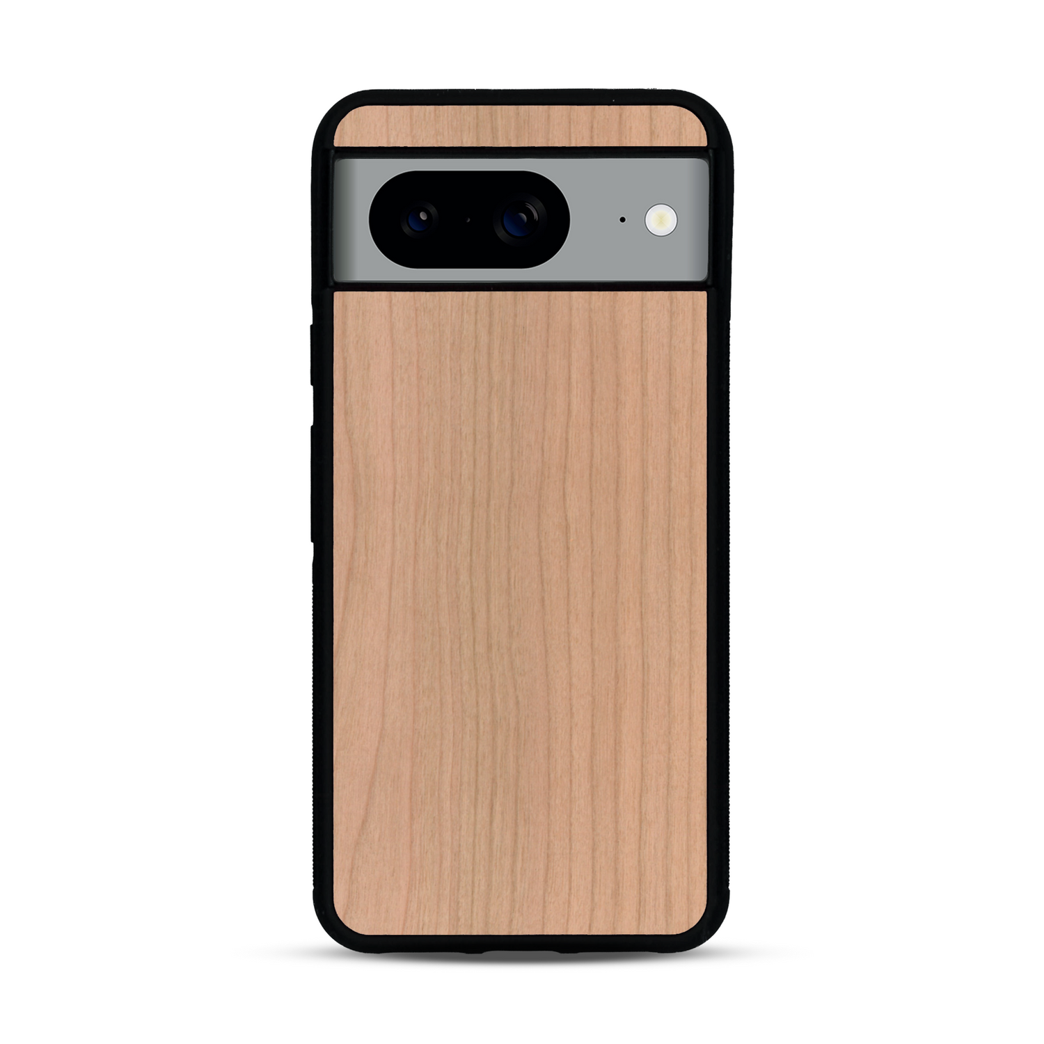 Coque de protection en bois véritable fabriquée en France pour  sans gravure avec un design minimaliste et moderne