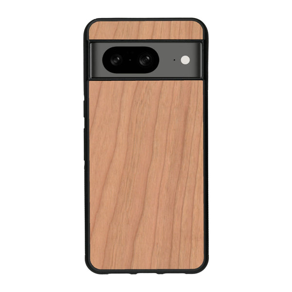 Coque de protection en bois véritable fabriquée en France pour Google Pixel 8 sans gravure avec un design minimaliste et moderne
