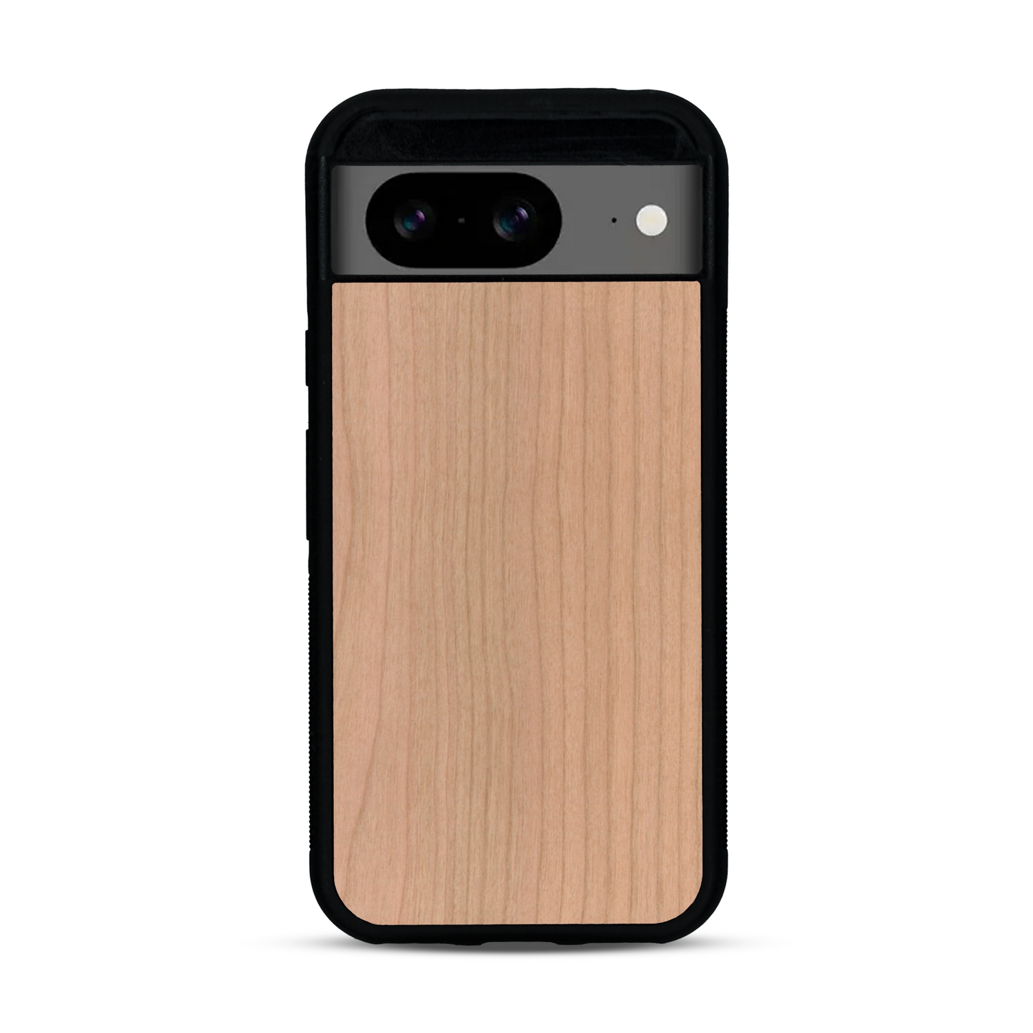 Coque de protection en bois véritable fabriquée en France pour  sans gravure avec un design minimaliste et moderne