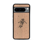 Coque de protection en bois véritable fabriquée en France pour  sur le thème des astronautes