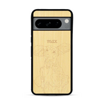Coque de protection en bois véritable fabriquée en France pour  avec gravure personnalisée à partir d'une photo, d'une image, d'un logo, des initials ou d'une phrase