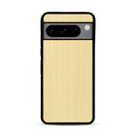 Coque de protection en bois véritable fabriquée en France pour  sans gravure avec un design minimaliste et moderne