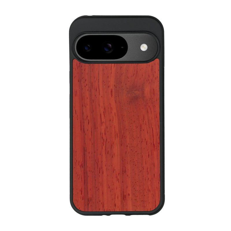 Coque de protection en bois véritable fabriquée en France pour Google Pixel 8A sans gravure avec un design minimaliste et moderne