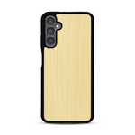 Coque de protection en bois véritable fabriquée en France pour  sans gravure avec un design minimaliste et moderne