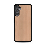 Coque de protection en bois véritable fabriquée en France pour  sans gravure avec un design minimaliste et moderne