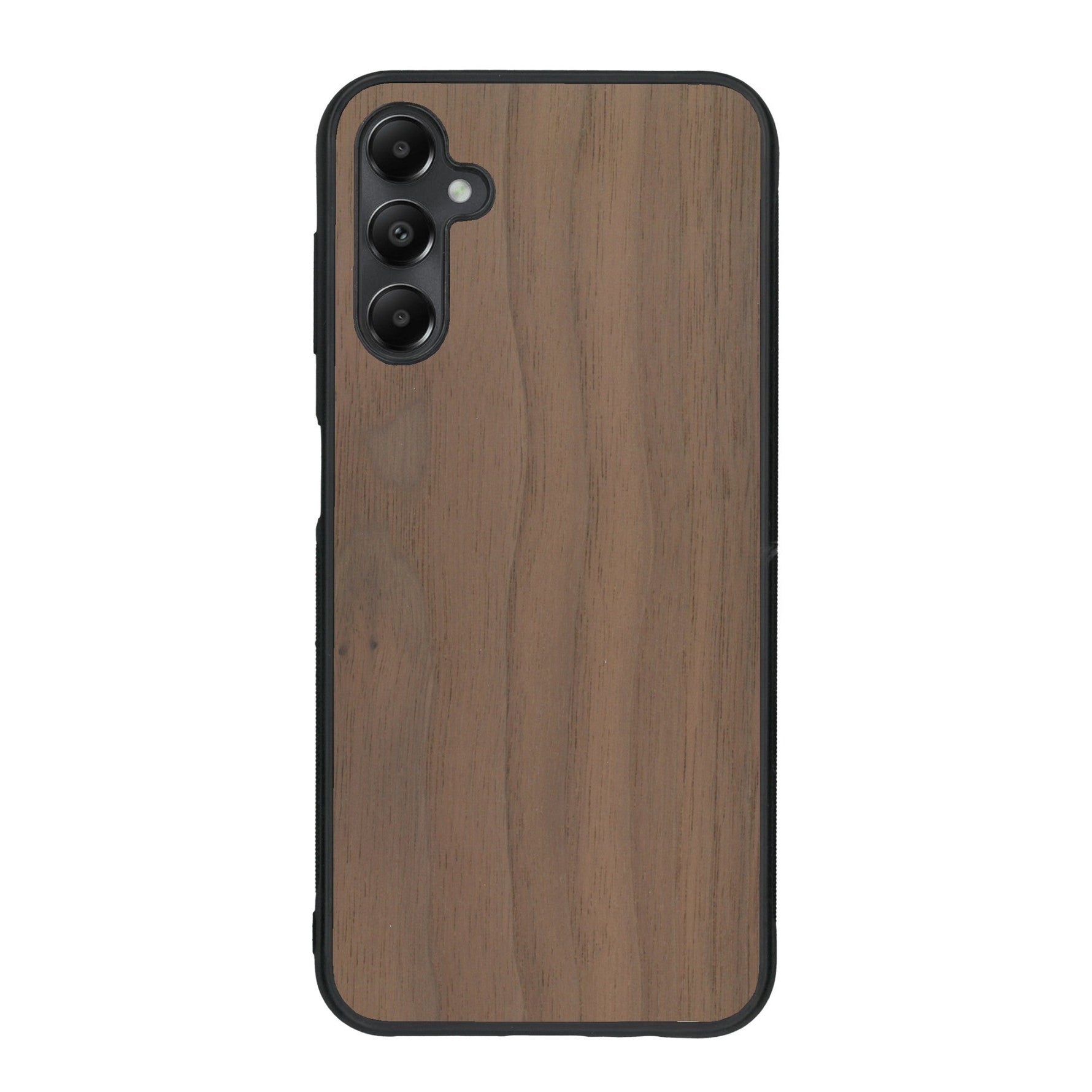 Coque de protection en bois véritable fabriquée en France pour Samsung A15 sans gravure avec un design minimaliste et moderne