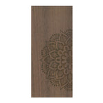 Coque de protection en bois véritable fabriquée en France pour Samsung A23 sur le thème de la bohème et du tatouage au henné avec une gravure représentant un mandala