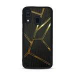 Coque de protection en bois véritable fabriquée en France pour  alliant plusieurs essences de bois pour représenter des fragments design