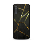 Coque de protection en bois véritable fabriquée en France pour  alliant plusieurs essences de bois pour représenter des fragments design