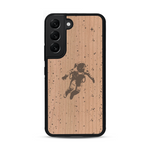 Coque de protection en bois véritable fabriquée en France pour  sur le thème des astronautes