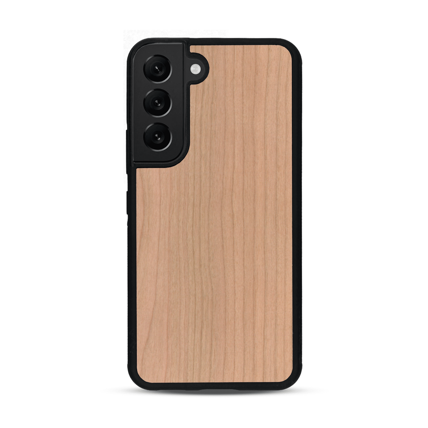 Coque de protection en bois véritable fabriquée en France pour  sans gravure avec un design minimaliste et moderne