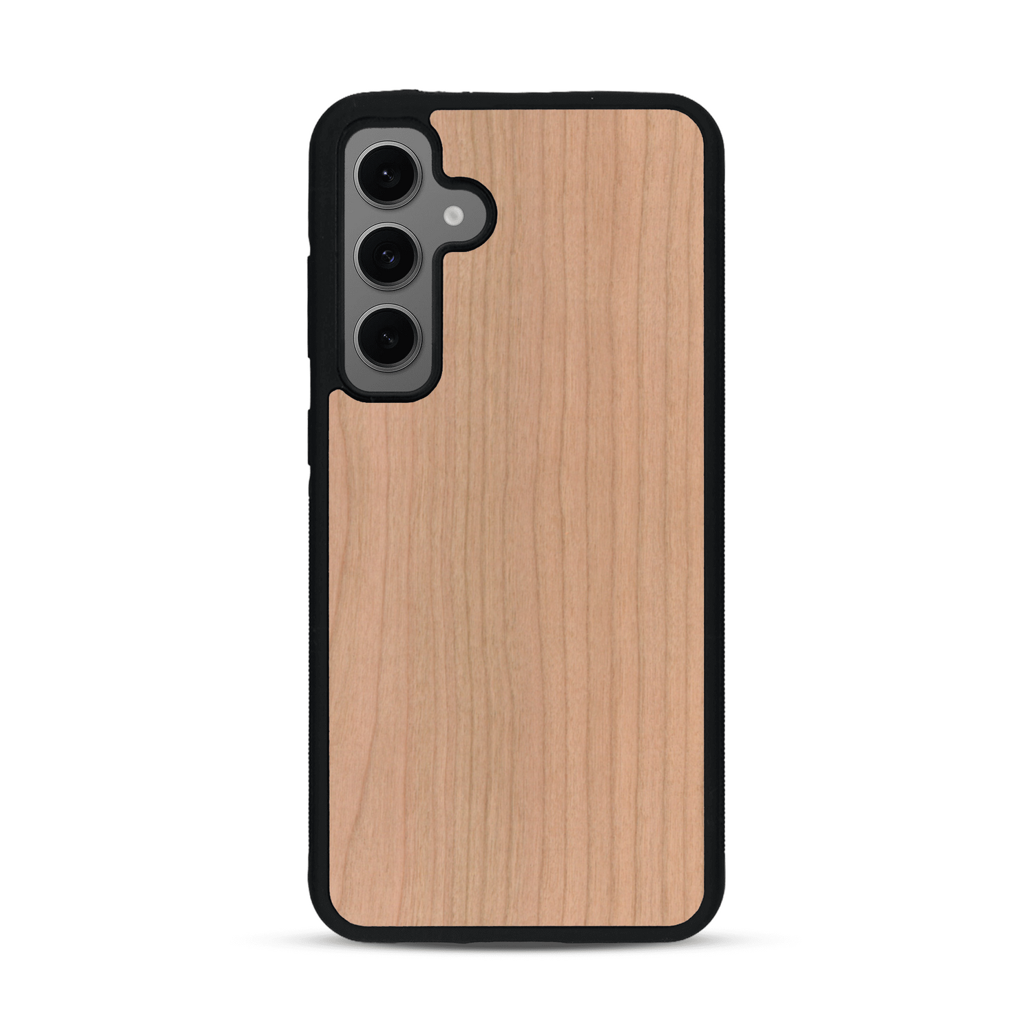Coque de protection en bois véritable fabriquée en France pour  sans gravure avec un design minimaliste et moderne