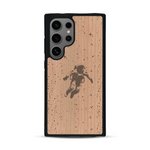 Coque de protection en bois véritable fabriquée en France pour  sur le thème des astronautes