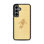 Coque de protection en bois véritable fabriquée en France pour  sur le thème des astronautes
