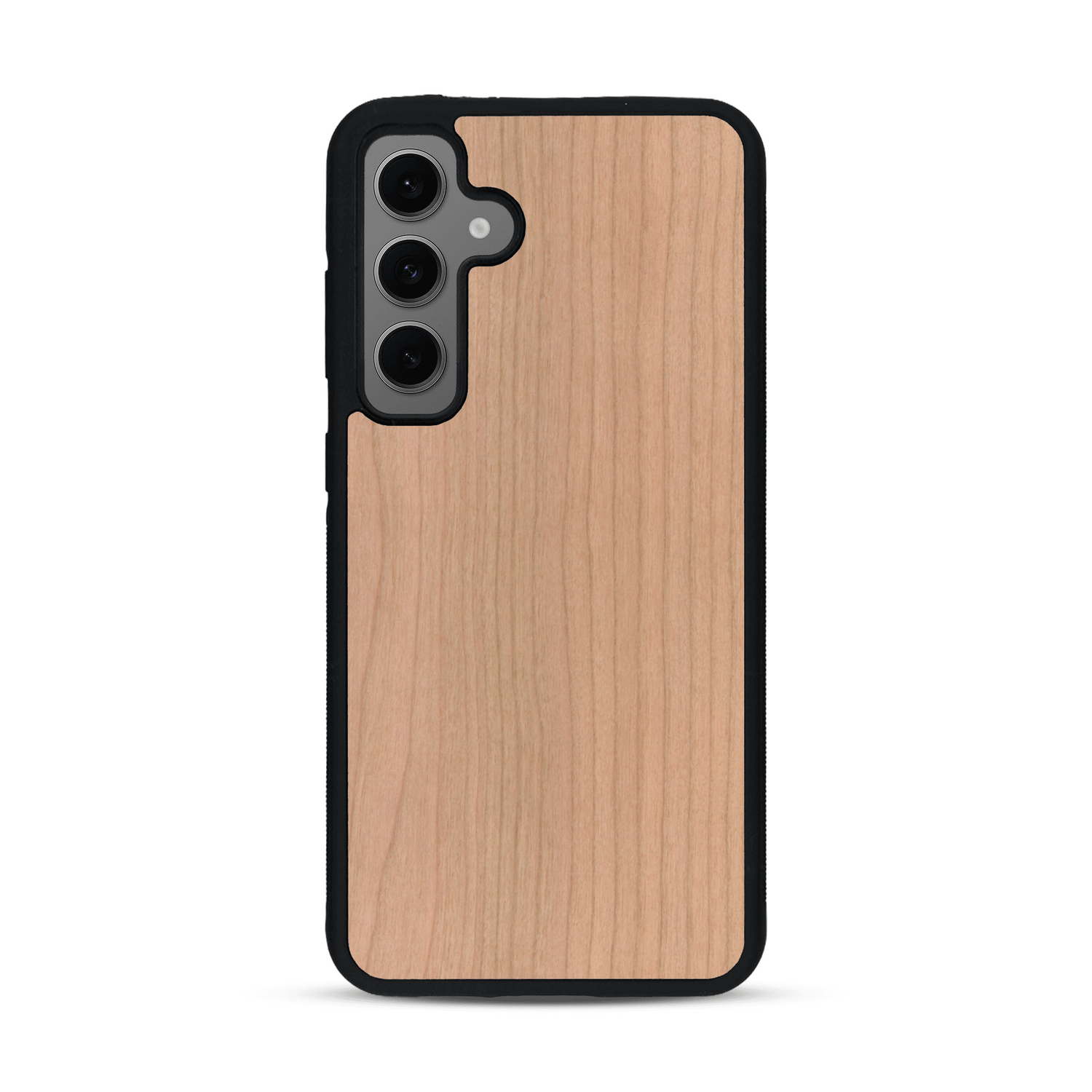 Coque de protection en bois véritable fabriquée en France pour  sans gravure avec un design minimaliste et moderne