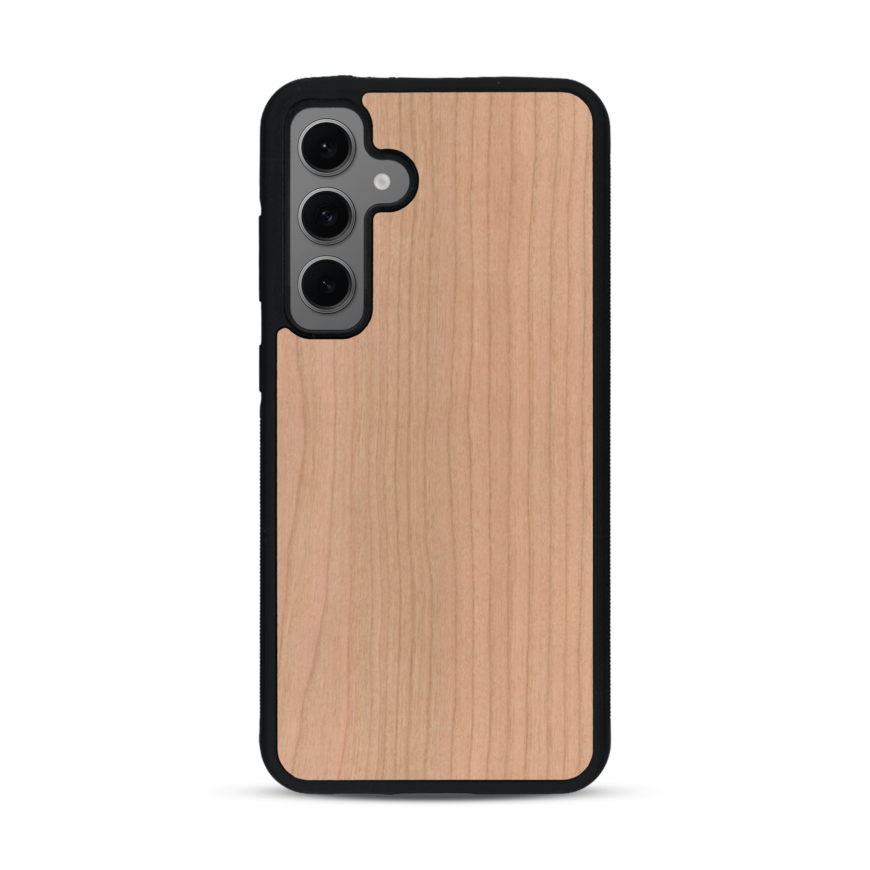 Coque de protection en bois véritable fabriquée en France pour  sans gravure avec un design minimaliste et moderne