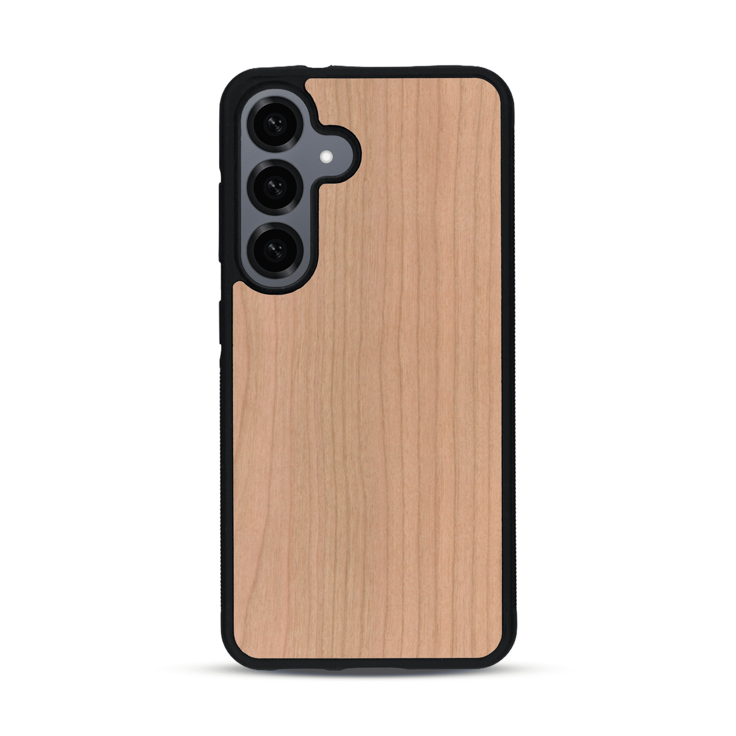 Coque de protection en bois véritable fabriquée en France pour  sans gravure avec un design minimaliste et moderne