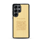 Coque de protection en bois véritable fabriquée en France pour  sur le thème de la plage, de l'été et vanlife.