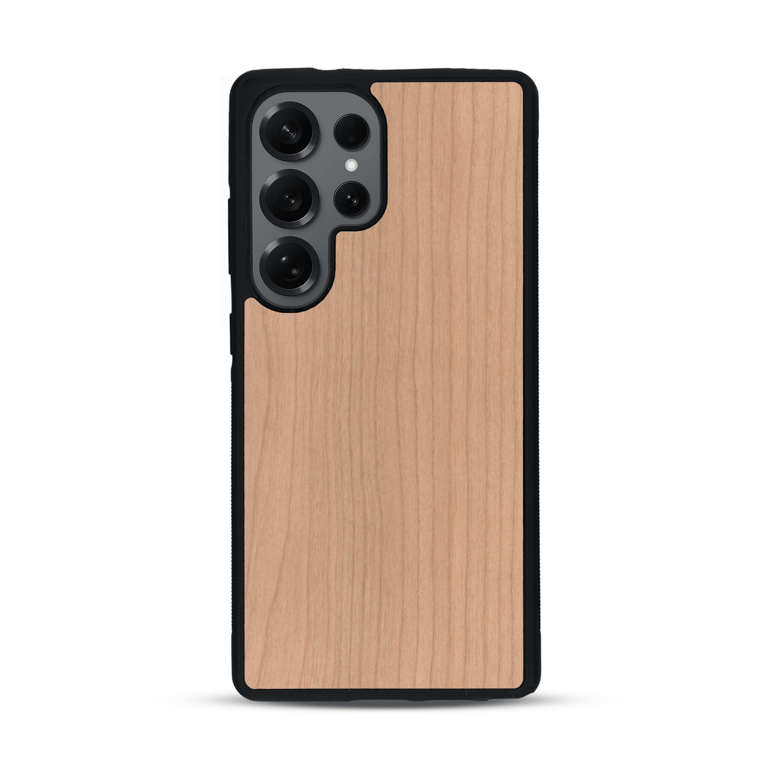 Coque de protection en bois véritable fabriquée en France pour  sans gravure avec un design minimaliste et moderne