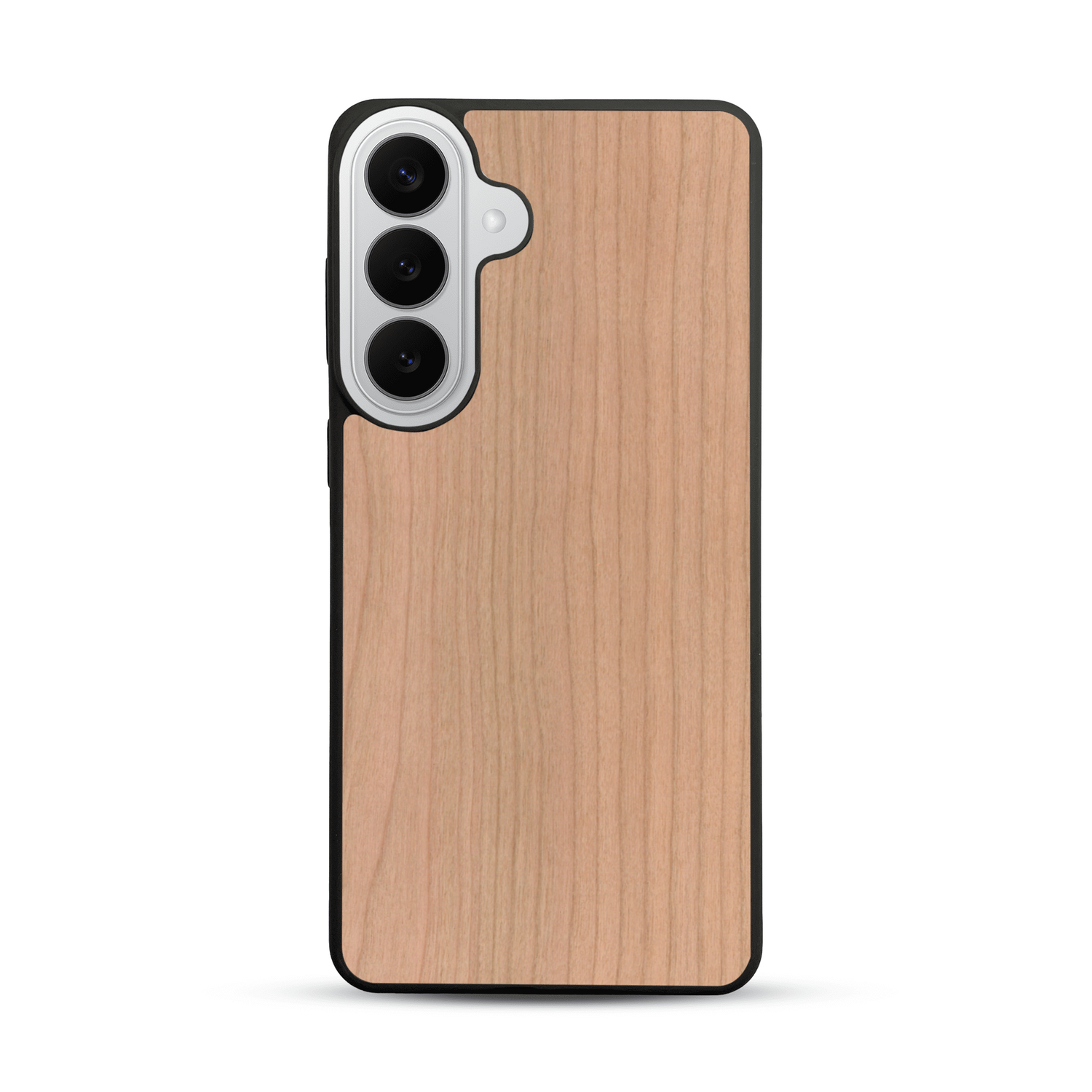 Coque de protection en bois véritable fabriquée en France pour  sans gravure avec un design minimaliste et moderne