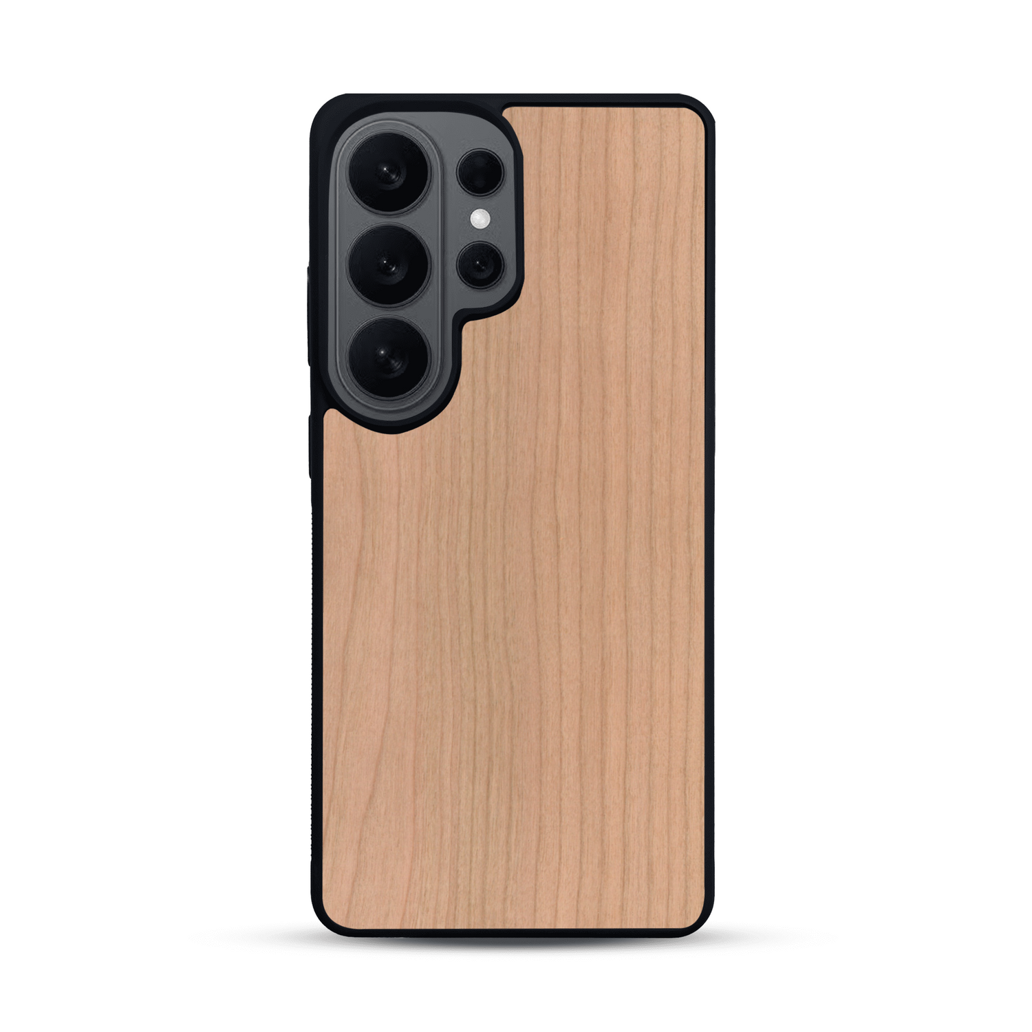 Coque de protection en bois véritable fabriquée en France pour  sans gravure avec un design minimaliste et moderne