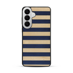Coque de protection en bois véritable fabriquée en France pour  alliant plusieurs essences de bois pour représenter une marinière