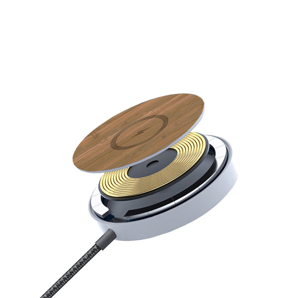 Chargeur MagSafe - Coque en bois