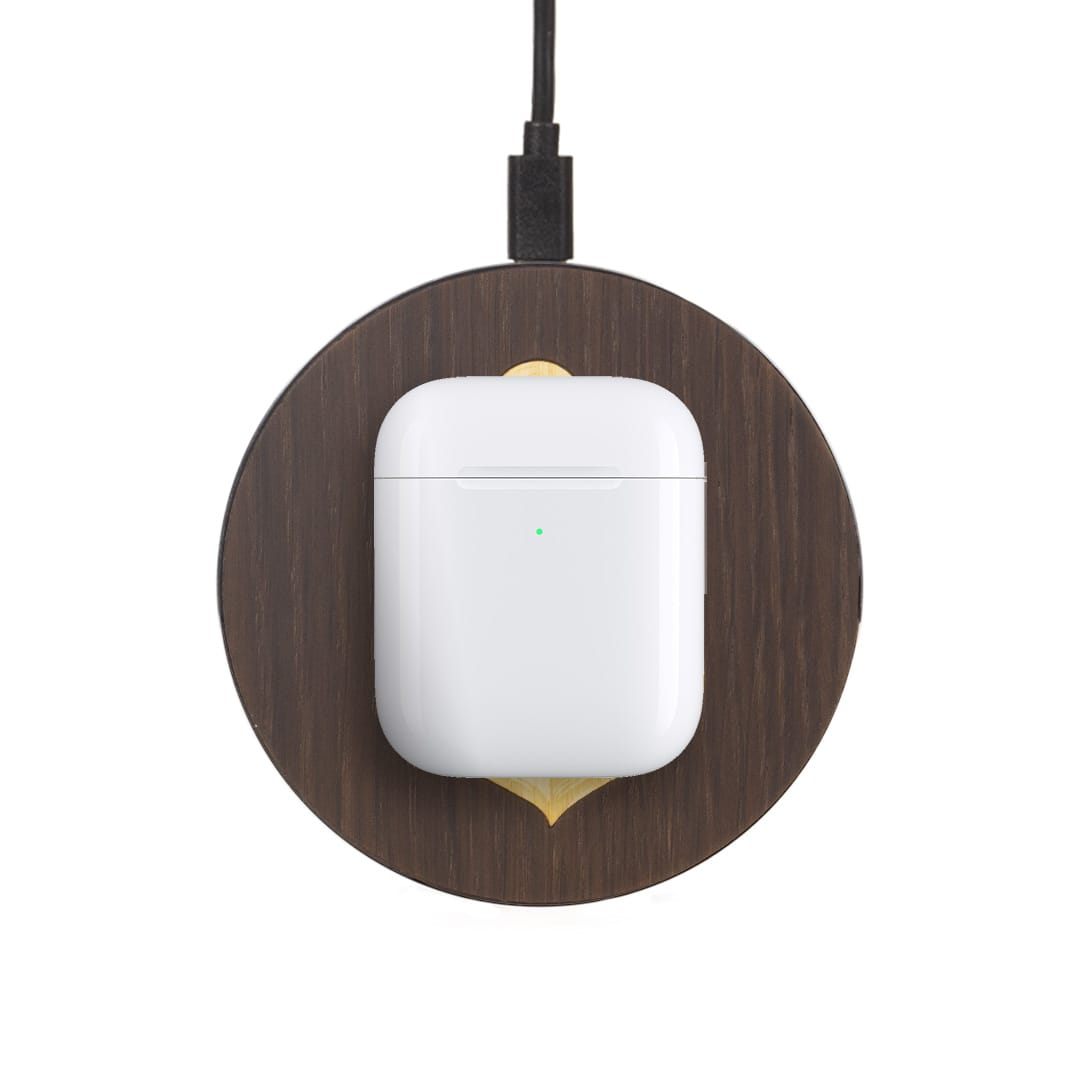 Chargeur sans fil - L'ancre - Coque en bois