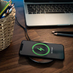 Chargeur sans fil - L'Arc-en-ciel - Coque en bois