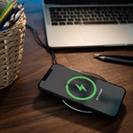 Chargeur sans fil - Le Triangle de Penrose - Coque en bois