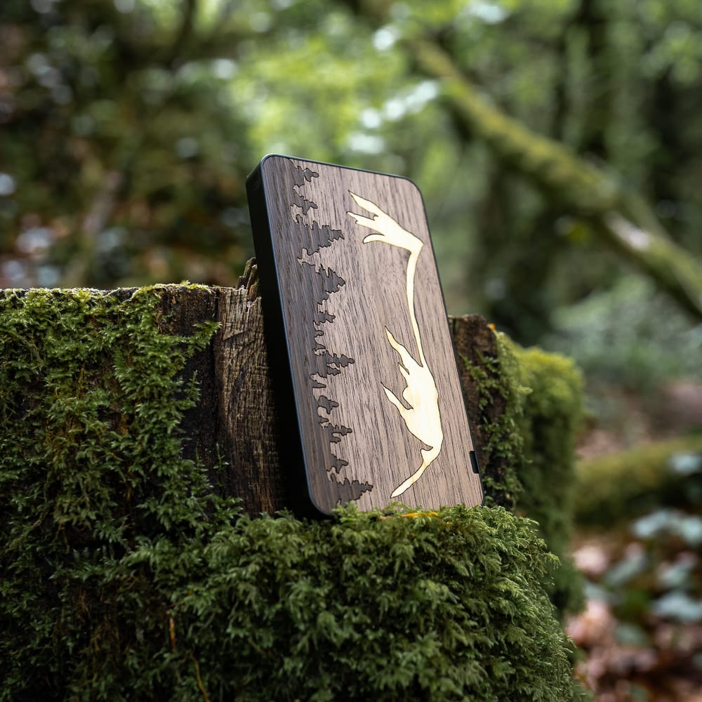 Batterie externe en bois