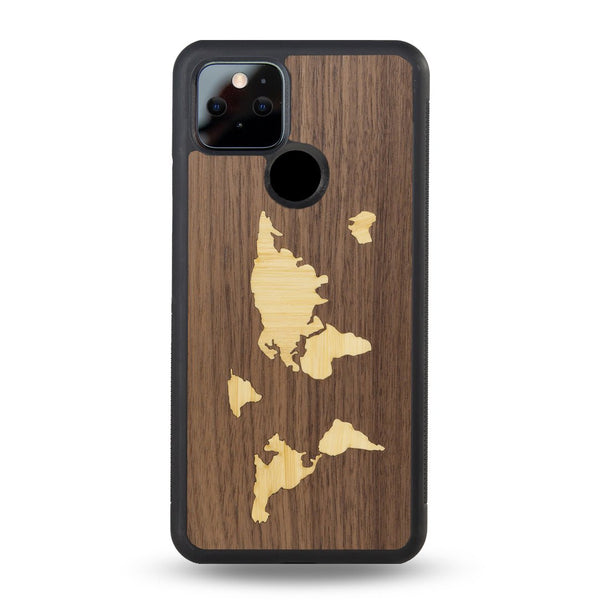 Coque Google - La Mappemonde - Coque en bois