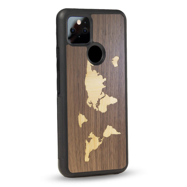 Coque Google - La Mappemonde - Coque en bois