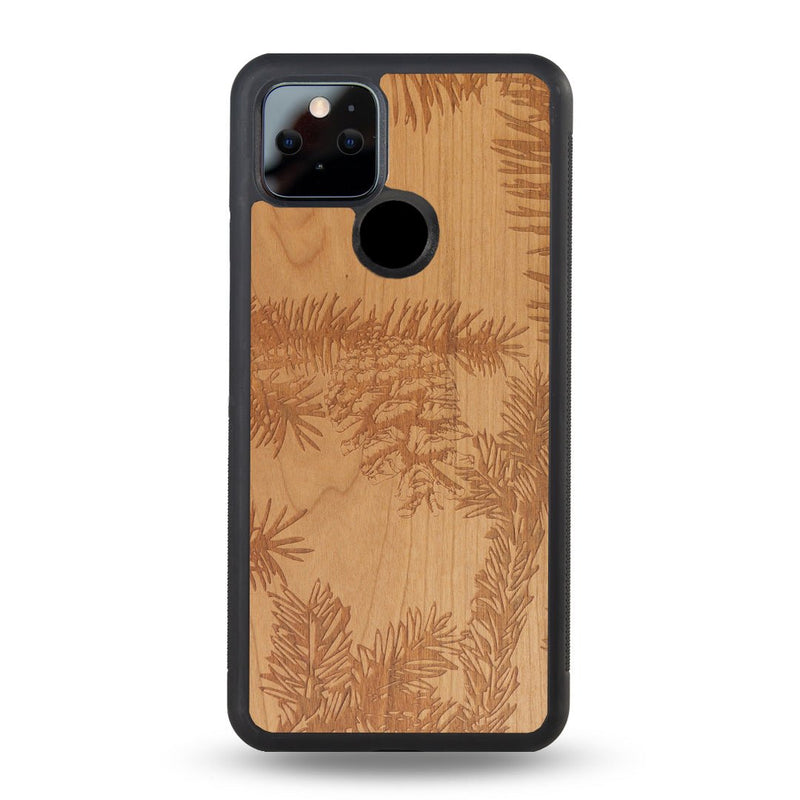 Coque Google - La Pomme de Pin - Coque en bois