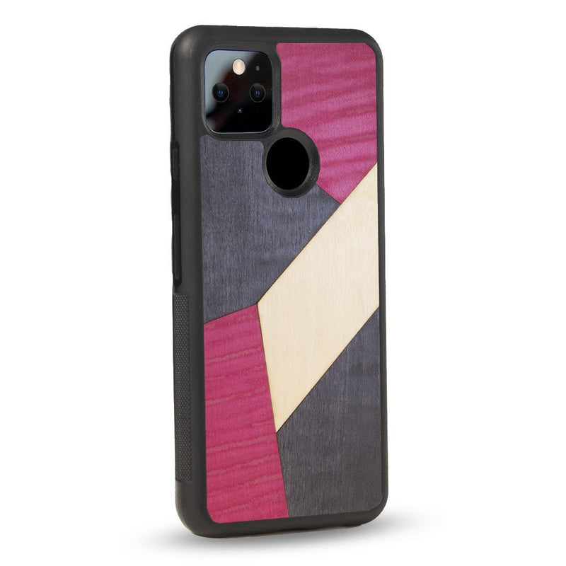 Coque Google - L'Eclat Rose - Coque en bois