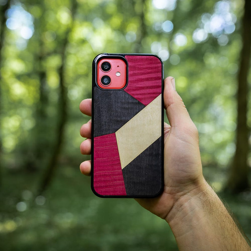 Coque Google - L'Eclat Rose - Coque en bois
