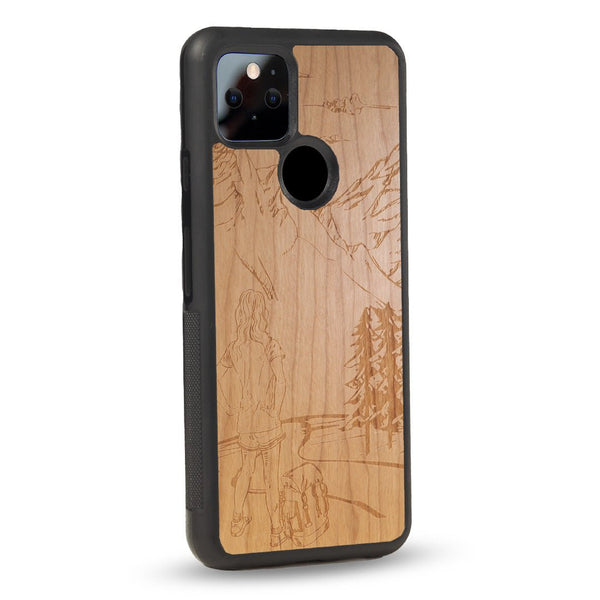 Coque Google - L'Exploratrice - Coque en bois