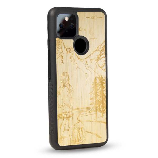 Coque Google - L'Exploratrice - Coque en bois