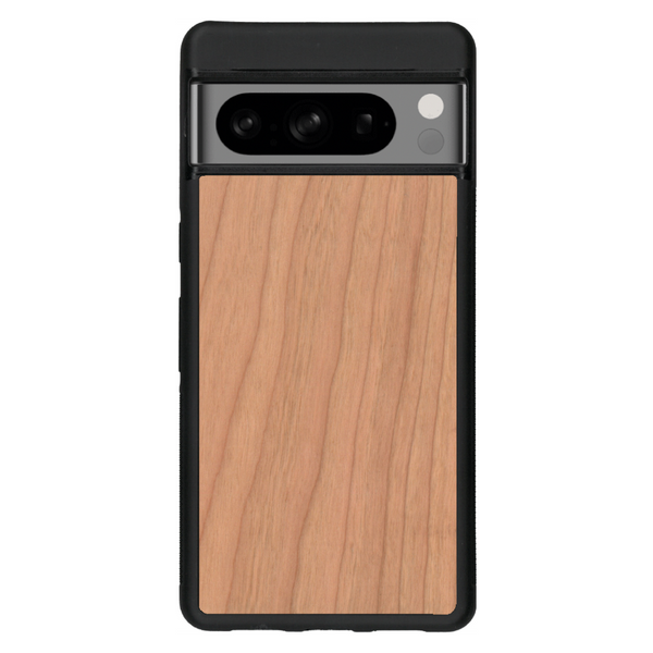 Coque de protection en bois véritable fabriquée en France pour Google Pixel 6pro sans gravure avec un design minimaliste et moderne