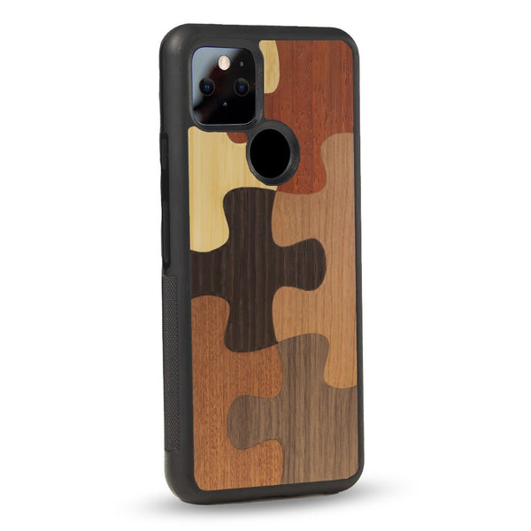 Coque Google - Puzzle - Coque en bois