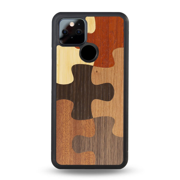 Coque Google - Puzzle - Coque en bois