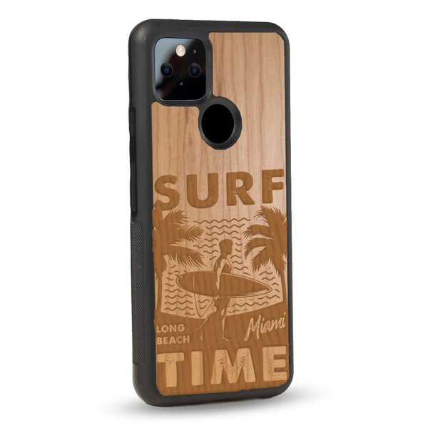 Coque Google - Surf time - Coque en bois